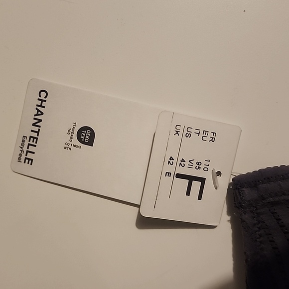 CHANTELLE EASY FREE UNDERWIRE GRAY BRA 42 F /42 DDD - Picture 3 of 6